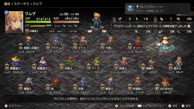 FFT プラチナトロフィー